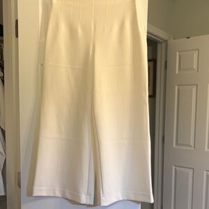 LOFT Cream Wide Leg Women's Pants